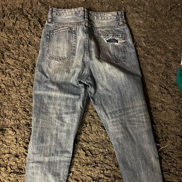 Angel Kiss Jeans High Rise Straight Leg 